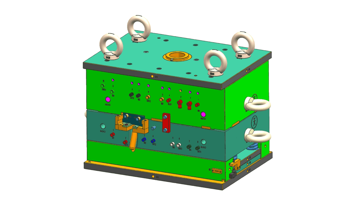 全3D出口模具設(shè)計(jì)米思米misumi標(biāo)準(zhǔn)