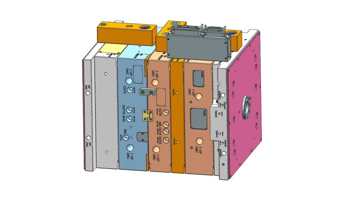 全3D出口模具設(shè)計(jì)DME標(biāo)準(zhǔn)美制UNC