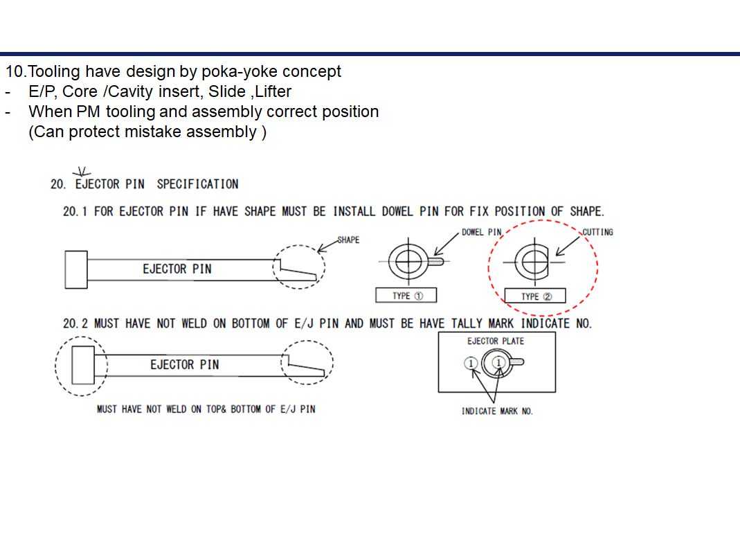 模具頂針定位方式