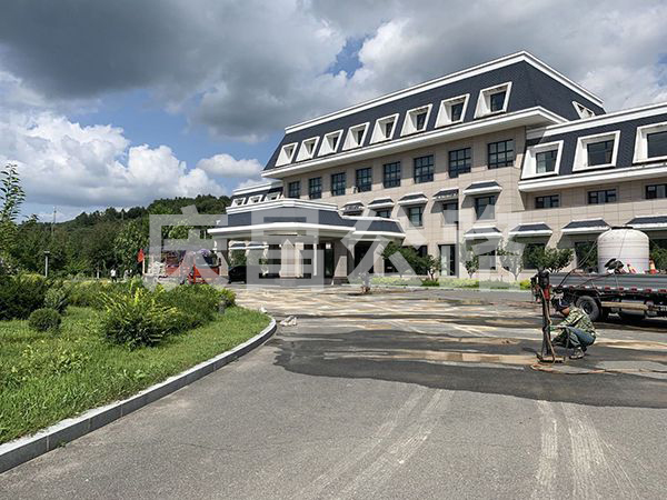 濱海公路壓漿現(xiàn)場